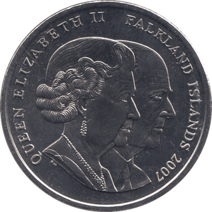 2007 FIFTY PENCE FALKLAND ISLANDS F424 - WORLD COINS - Cambridgeshire Coins