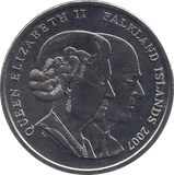 2007 FIFTY PENCE FALKLAND ISLANDS F424 - WORLD COINS - Cambridgeshire Coins