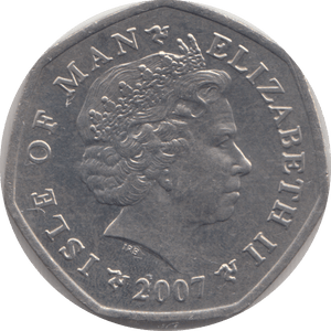 2007 FIFTY PENCE ISLE OF MAN TOURIST TROPHY - Cambridgeshire Coins