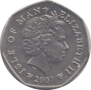 2007 FIFTY PENCE TT 100 YEARS - Cambridgeshire Coins