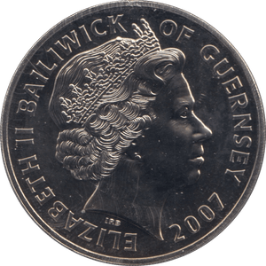 2007 FIVE POUNDS GUERNSEY F392 - WORLD COINS - Cambridgeshire Coins