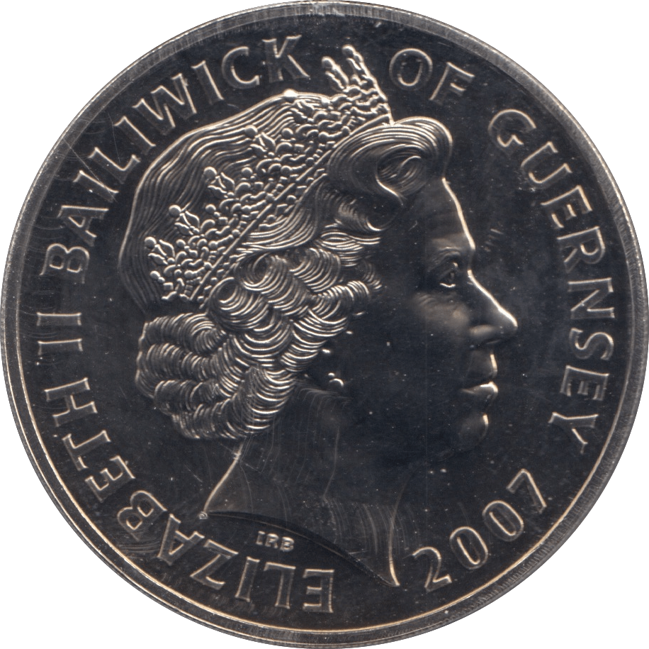 2007 FIVE POUNDS GUERNSEY F392 - WORLD COINS - Cambridgeshire Coins