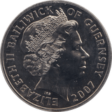 2007 FIVE POUNDS GUERNSEY F392 - WORLD COINS - Cambridgeshire Coins