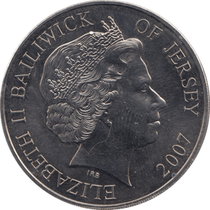 2007 FIVE POUNDS JERSEY F551 - WORLD COINS - Cambridgeshire Coins
