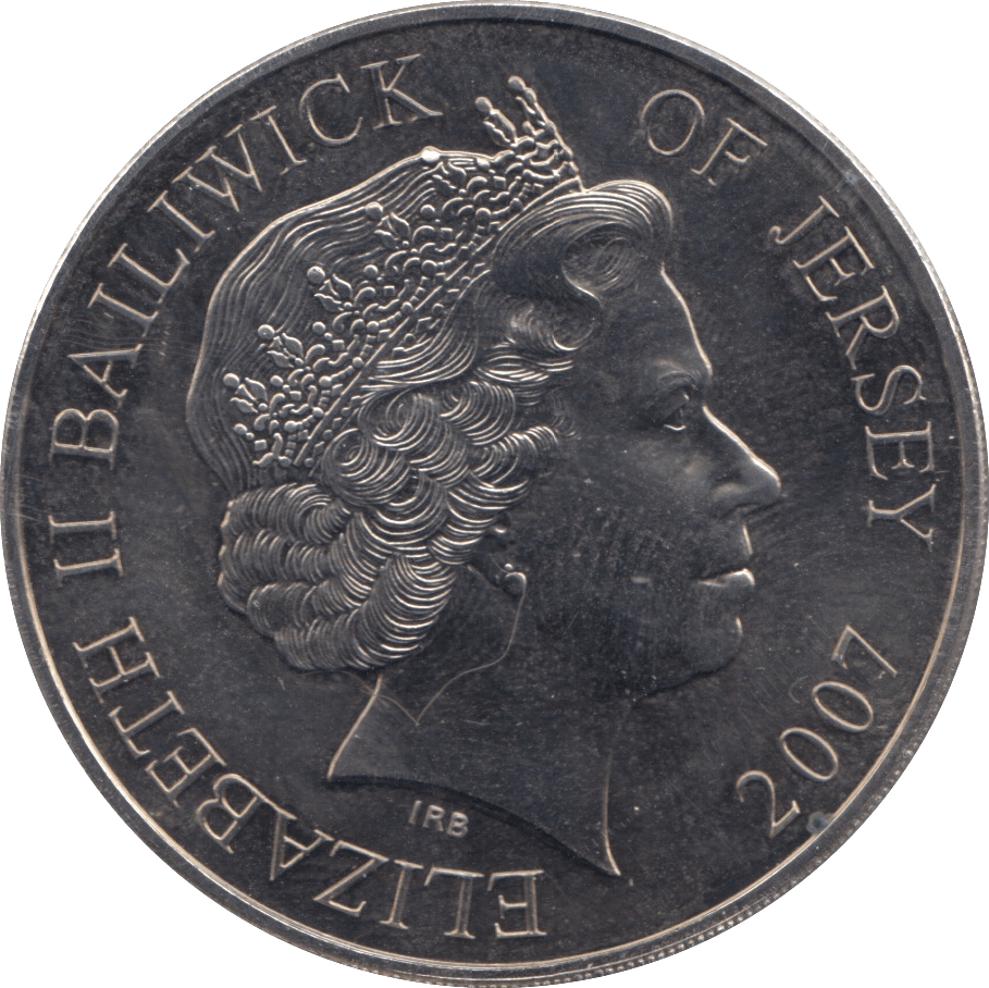 2007 FIVE POUNDS JERSEY F551 - WORLD COINS - Cambridgeshire Coins