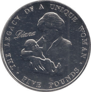 2007 FIVE POUNDS PRINCESS DIANA COEMMEMORATIVE COIN - £5 BU - Cambridgeshire Coins