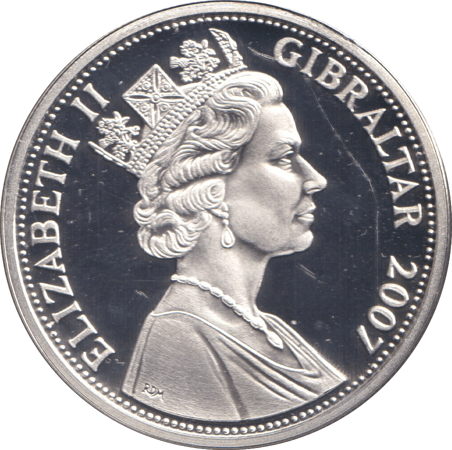 2007 FIVE POUNDS SILVER PROOF DIAMOND WEDDING - SILVER WORLD COINS - Cambridgeshire Coins