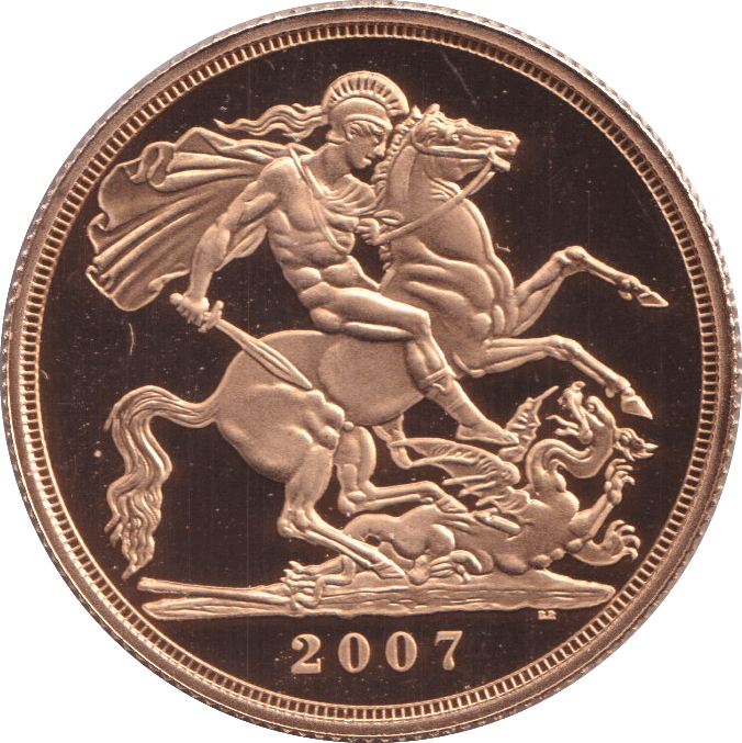 2007 GOLD DOUBLE SOVEREIGN TWO POUND ( PROOF ) - SOVEREIGN - Cambridgeshire Coins