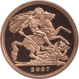 2007 GOLD DOUBLE SOVEREIGN TWO POUND ( PROOF ) - SOVEREIGN - Cambridgeshire Coins