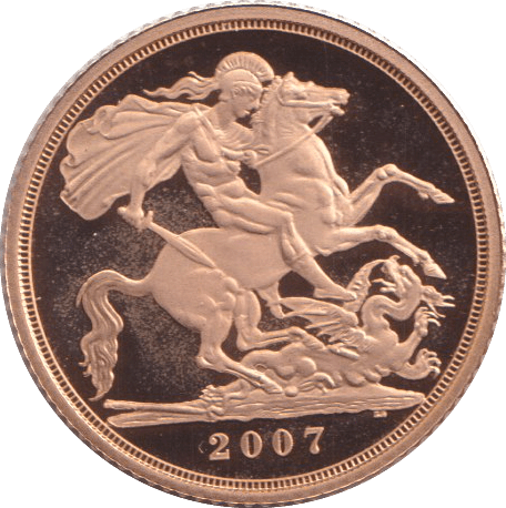 2007 GOLD HALF SOVEREIGN ( PROOF ) - HALF SOVEREIGN - Cambridgeshire Coins