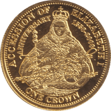 2007 GOLD PROOF ONE CROWN TRISTAN DA CUNHA - GOLD WORLD COINS - Cambridgeshire Coins