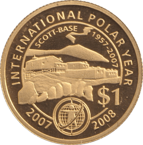 2007 GOLD PROOF ONE DOLLAR NEW ZEALAND - GOLD WORLD COINS - Cambridgeshire Coins