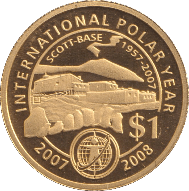 2007 GOLD PROOF ONE DOLLAR NEW ZEALAND - GOLD WORLD COINS - Cambridgeshire Coins