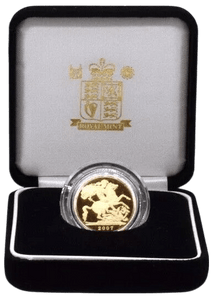 2007 GOLD PROOF SOVEREIGN BOXED - GOLD PROOF SOVEREIGNS - Cambridgeshire Coins
