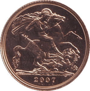 2007 GOLD SOVEREIGN ( BU ) - SOVEREIGN - Cambridgeshire Coins