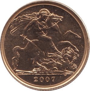2007 GOLD SOVEREIGN ( BU ) - SOVEREIGN - Cambridgeshire Coins