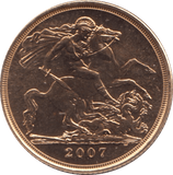 2007 GOLD SOVEREIGN ( BU ) - SOVEREIGN - Cambridgeshire Coins