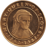 2007 MARY QUEEN OF SCOTS MEDALLION - MEDALS & MEDALLIONS - Cambridgeshire Coins
