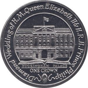 2007 ONE CROWN FALKLAND ISLANDS - WORLD COINS - Cambridgeshire Coins