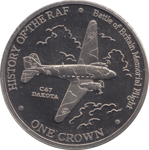 2007 ONE CROWN GIBRALTAR - WORLD COINS - Cambridgeshire Coins