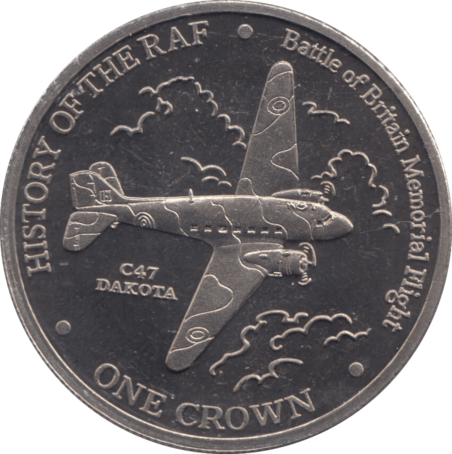 2007 ONE CROWN GIBRALTAR - WORLD COINS - Cambridgeshire Coins