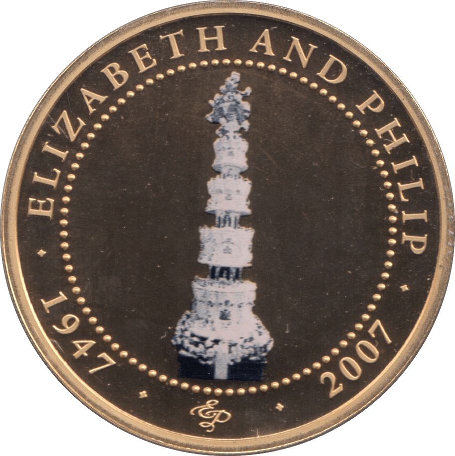 2007 ONE DOLLAR COOK ISLANDS ELIZABETH AND PHILIP 10 - ONE DOLLAR - Cambridgeshire Coins