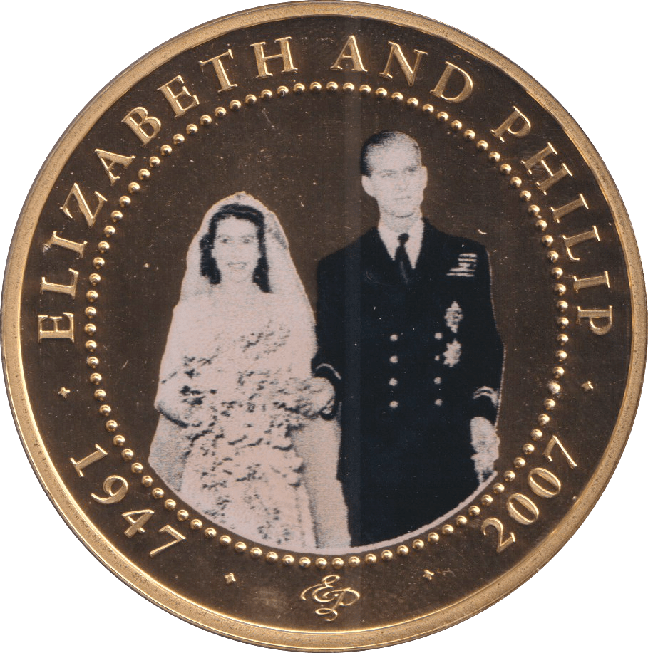 2007 ONE DOLLAR COOK ISLANDS ELIZABETH AND PHILIP 12 - WORLD COINS - Cambridgeshire Coins