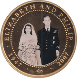 2007 ONE DOLLAR COOK ISLANDS ELIZABETH AND PHILIP 12 - WORLD COINS - Cambridgeshire Coins