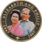 2007 ONE DOLLAR COOK ISLANDS ELIZABETH AND PHILIP 15 - ONE DOLLAR - Cambridgeshire Coins