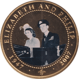 2007 ONE DOLLAR COOK ISLANDS ELIZABETH AND PHILIP 15 - WORLD COINS - Cambridgeshire Coins
