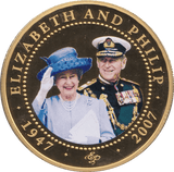2007 ONE DOLLAR COOK ISLANDS ELIZABETH AND PHILIP 16 - ONE DOLLAR - Cambridgeshire Coins