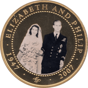 2007 ONE DOLLAR COOK ISLANDS ELIZABETH AND PHILIP 18 - ONE DOLLAR - Cambridgeshire Coins