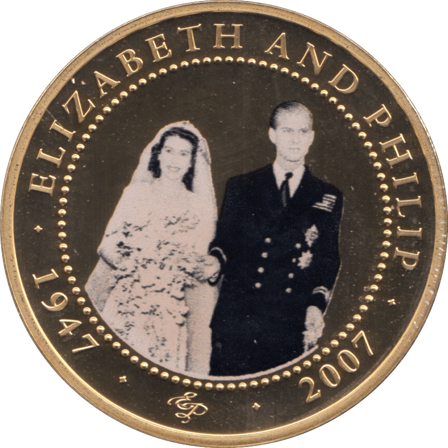2007 ONE DOLLAR COOK ISLANDS ELIZABETH AND PHILIP 18 - ONE DOLLAR - Cambridgeshire Coins
