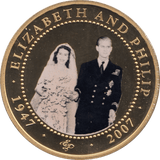 2007 ONE DOLLAR COOK ISLANDS ELIZABETH AND PHILIP 18 - ONE DOLLAR - Cambridgeshire Coins