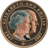 2007 ONE DOLLAR COOK ISLANDS ELIZABETH AND PHILIP 19 - ONE DOLLAR - Cambridgeshire Coins