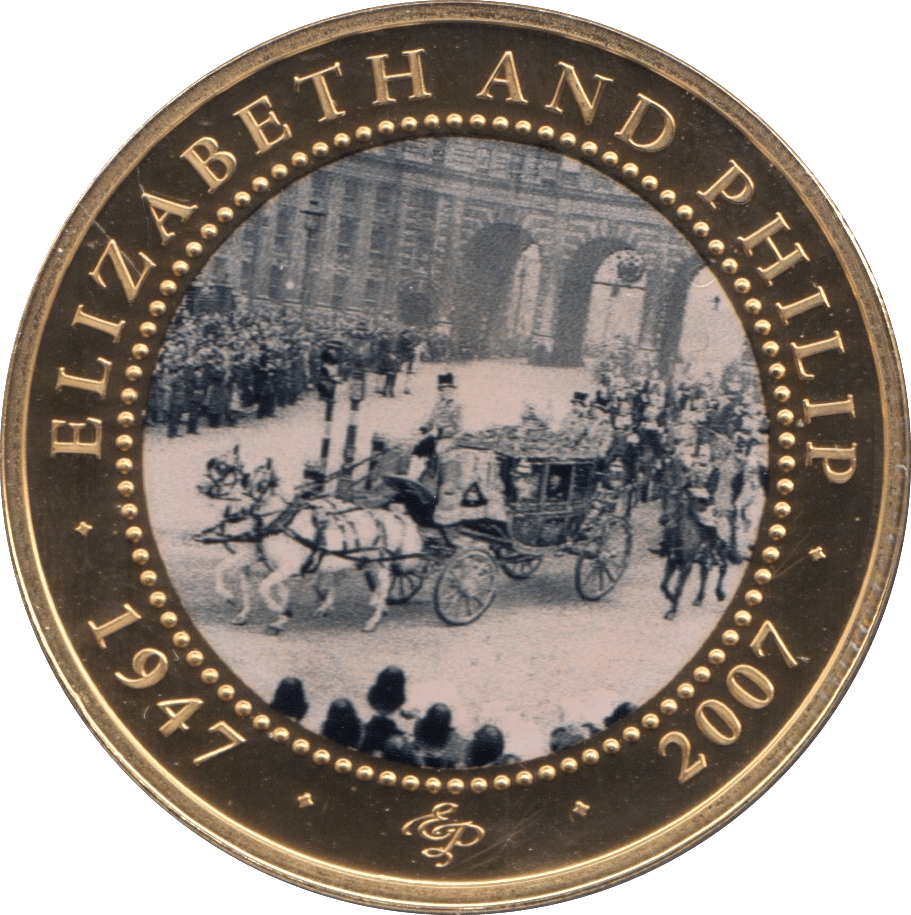 2007 ONE DOLLAR COOK ISLANDS ELIZABETH AND PHILIP 1 - ONE DOLLAR - Cambridgeshire Coins