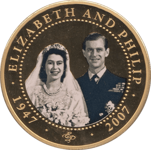 2007 ONE DOLLAR COOK ISLANDS ELIZABETH AND PHILIP 23 - ONE DOLLAR - Cambridgeshire Coins
