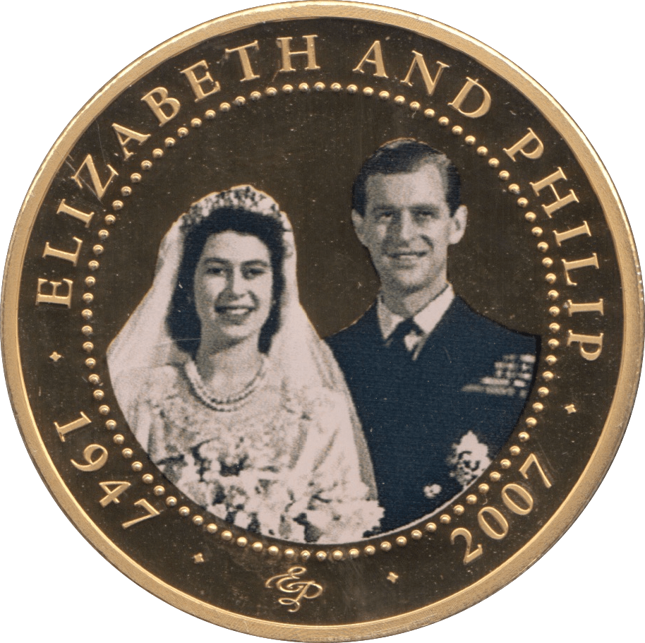 2007 ONE DOLLAR COOK ISLANDS ELIZABETH AND PHILIP 23 - ONE DOLLAR - Cambridgeshire Coins