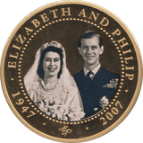 2007 ONE DOLLAR COOK ISLANDS ELIZABETH AND PHILIP 23 - ONE DOLLAR - Cambridgeshire Coins