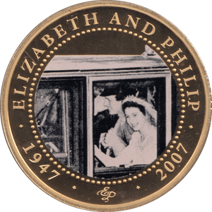 2007 ONE DOLLAR COOK ISLANDS ELIZABETH AND PHILIP 3 - ONE DOLLAR - Cambridgeshire Coins