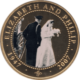 2007 ONE DOLLAR COOK ISLANDS ELIZABETH AND PHILIP 5 - ONE DOLLAR - Cambridgeshire Coins