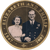 2007 ONE DOLLAR COOK ISLANDS ELIZABETH AND PHILIP 5 - WORLD COINS - Cambridgeshire Coins
