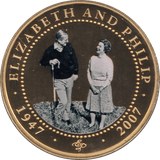 2007 ONE DOLLAR COOK ISLANDS ELIZABETH AND PHILIP 7 - ONE DOLLAR - Cambridgeshire Coins