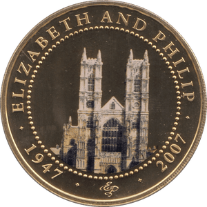 2007 ONE DOLLAR COOK ISLANDS ELIZABETH AND PHILIP 8 - ONE DOLLAR - Cambridgeshire Coins