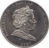 2007 ONE DOLLAR COOK ISLANDS F384 - WORLD COINS - Cambridgeshire Coins