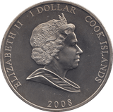 2007 ONE DOLLAR COOK ISLANDS F399 - WORLD COINS - Cambridgeshire Coins