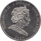2007 ONE DOLLAR COOK ISLANDS F563 - WORLD COINS - Cambridgeshire Coins