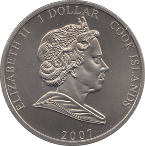 2007 ONE DOLLAR COOK ISLANDS F583 - WORLD COINS - Cambridgeshire Coins