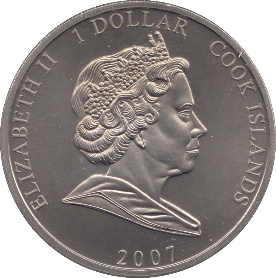 2007 ONE DOLLAR COOK ISLANDS F583 - WORLD COINS - Cambridgeshire Coins