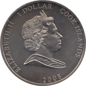 2007 ONE DOLLAR COOK ISLANDS F610 - WORLD COINS - Cambridgeshire Coins
